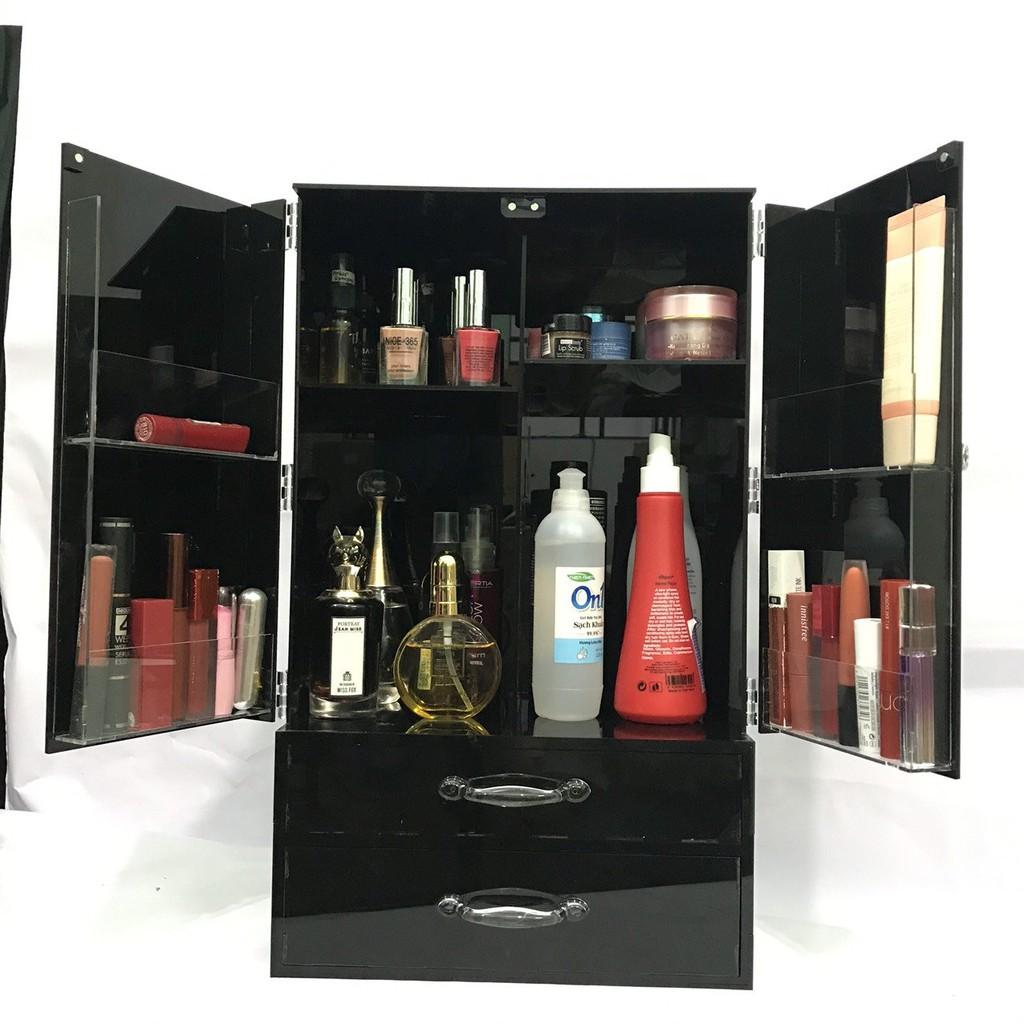 Tủ đựng mỹ phẩm - đồ make up - nữ trang để bàn cao cấp (30x20x50)