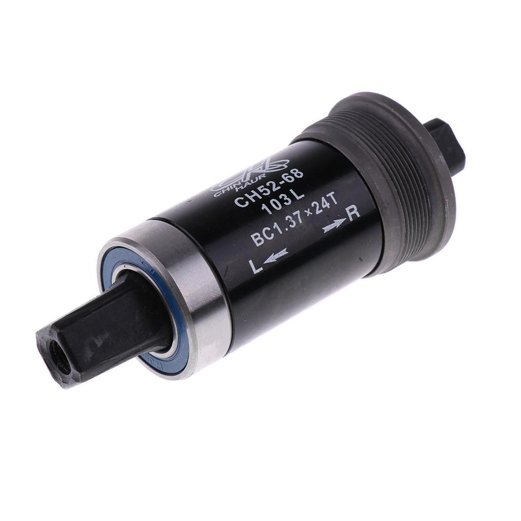 Bike Bottom Bracket Bicycle Square Hole Crank Axis Sealed Bearing 103mm