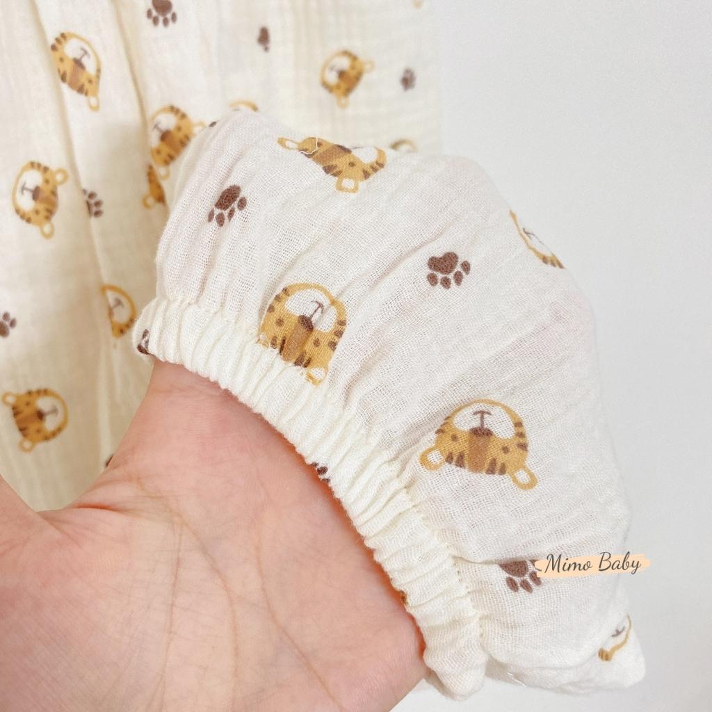 Quần boom chất liệu xô muslin mùa thu đông cho bé trai, bé gái QA41 Mimo Baby