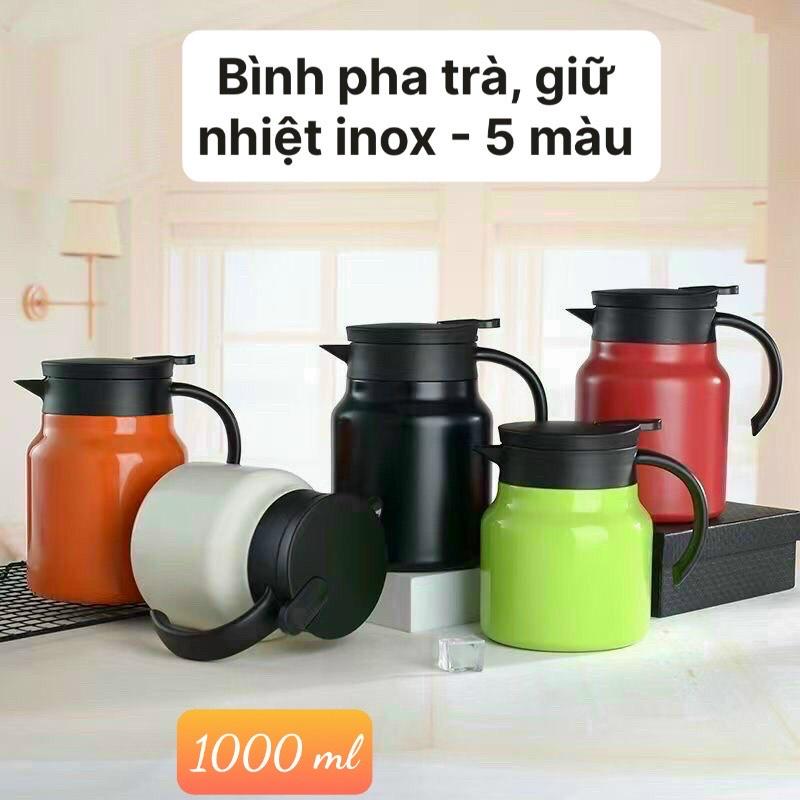 Ấm Pha Trà Giữ Nhiệt Chất Liệu inox 316 Có Lọc Trà Dung Tích 1000ML