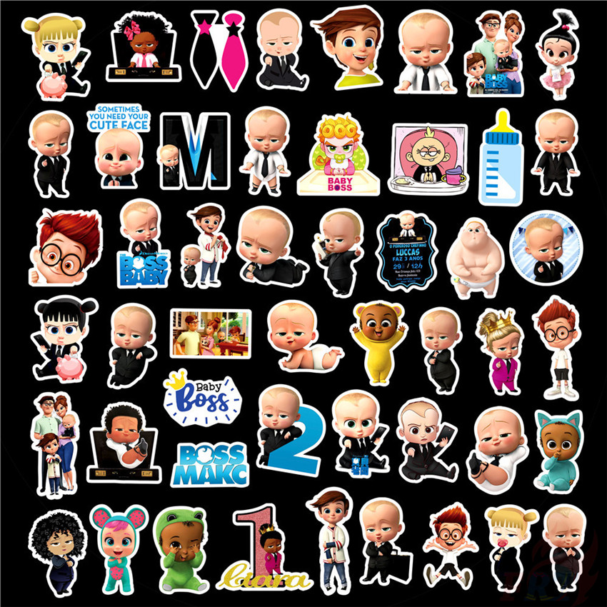 Set 30 Sticker The Boss Baby Nhóc Trùm Siêu Quậy