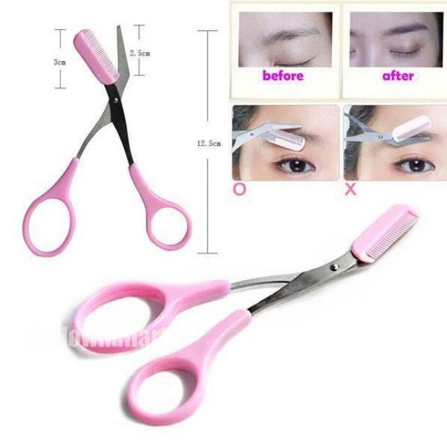 Kéo lược tỉa chân mày định hình