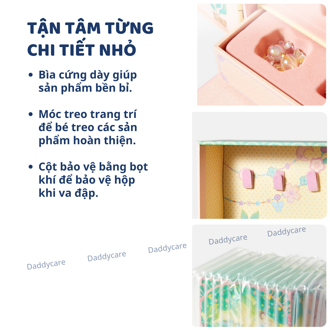 Phụ kiện cho bé gái vòng tay, vòng charm, sơn móng tay Mideer Girls Power Lacing Beads