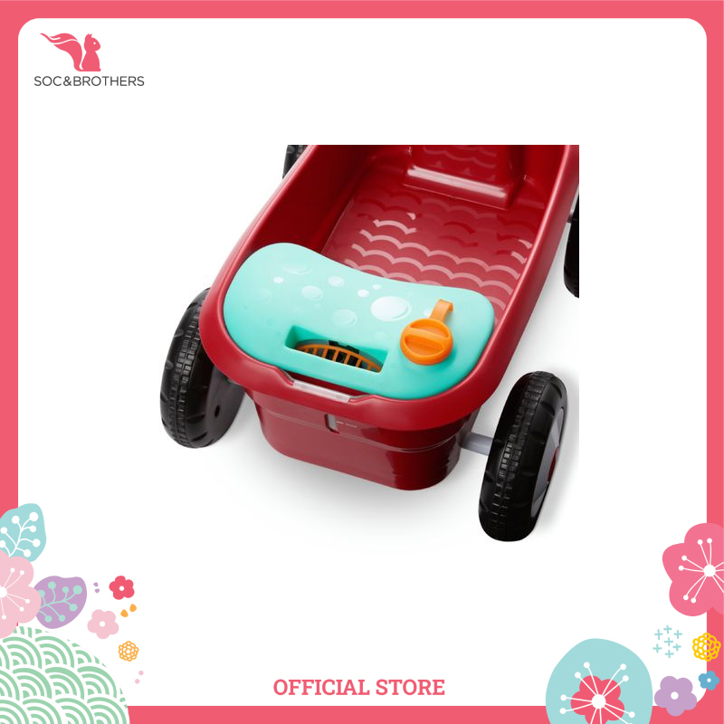 Xe đồ chơi thả bong bóng Radio Flyer Bubble Buddy Walker Wagon