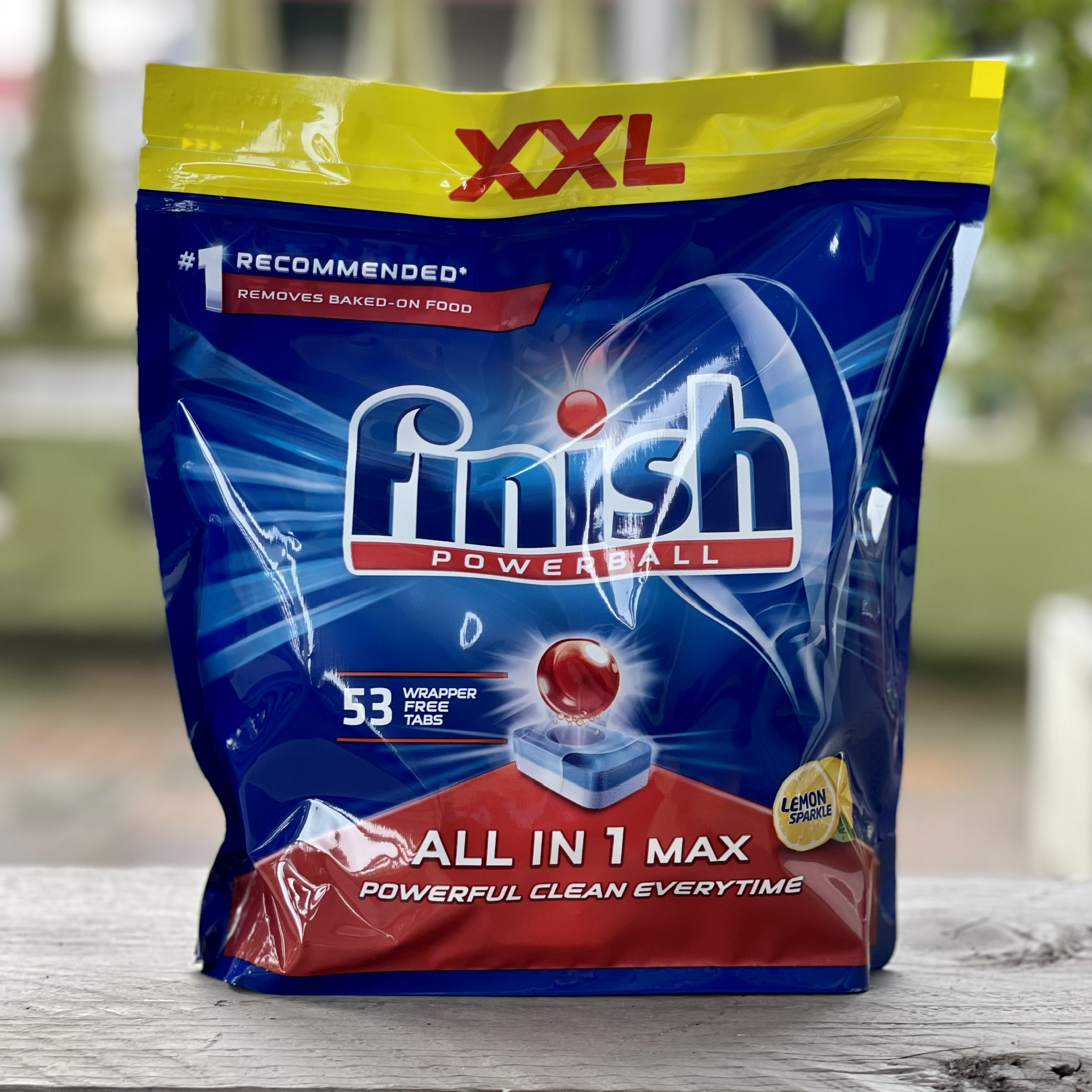 Viên rửa bát Finish All in 1 Max 53 viên hương chanh