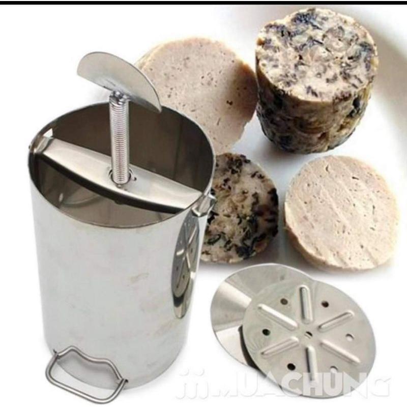 Khuôn Giò Xào Inox , Khuôn Làm Giò Chả Chất Liệu Inox Loại 1kg