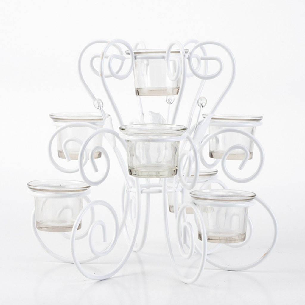 7-Candlestick Candle Holder for Party Home Wall Decoration Accessories