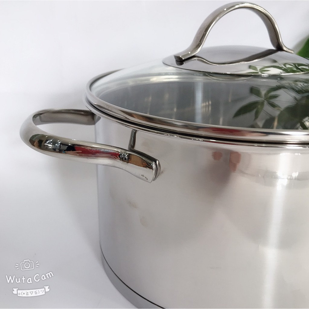 Bộ nồi xửng chảo chống dính cao cấp Fivestar 7 món 3 đáy từ , nắp kính