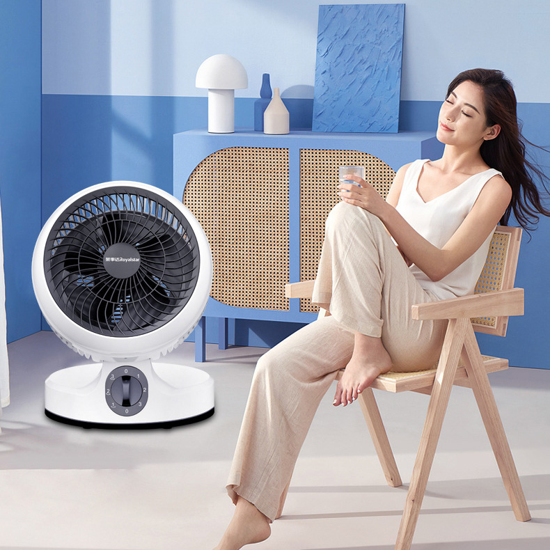(Hàng Chính Hãng)Quạt điện để bàn siêu mát RoyalStar 101XH gấp gọn 90 độ chỉnh gió 3 tốc độ để giường ngủ bàn làm việc phòng khách