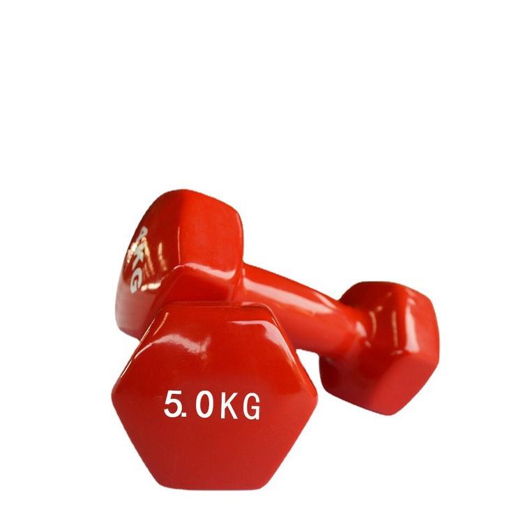 Bộ Tạ Tay Nữ 5kg Bọc Cao Su Tập Gym (Tổng 10kg) Màu Ngẫu Nhiên