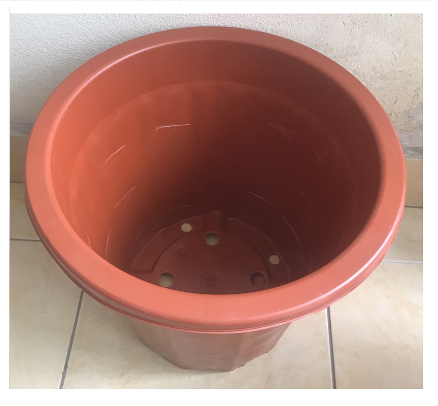 10 Chậu Nhựa Trồng Hoa, Cây Cảnh E350 CN Màu Nâu