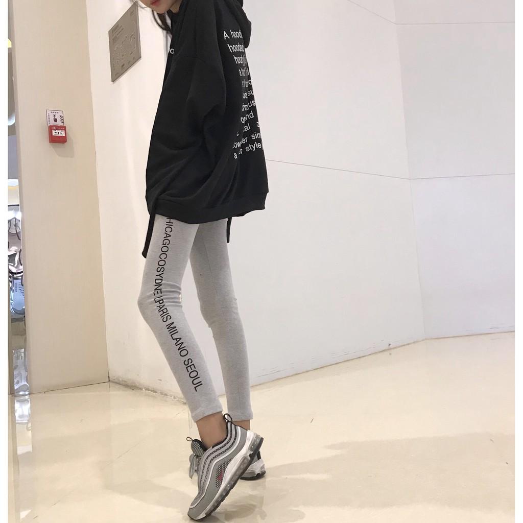 Quần legging chữ dọc - Trs002