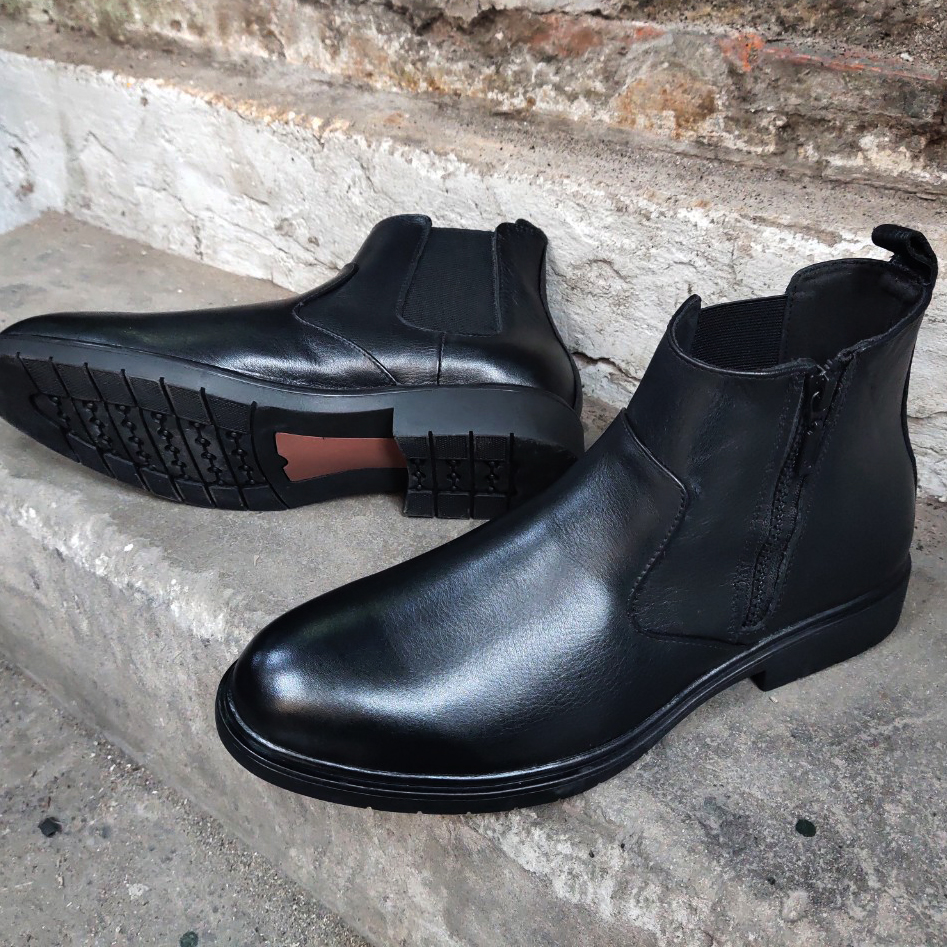 Chelsea boot da bò thật nguyên tấm thật 100%  2H - 19