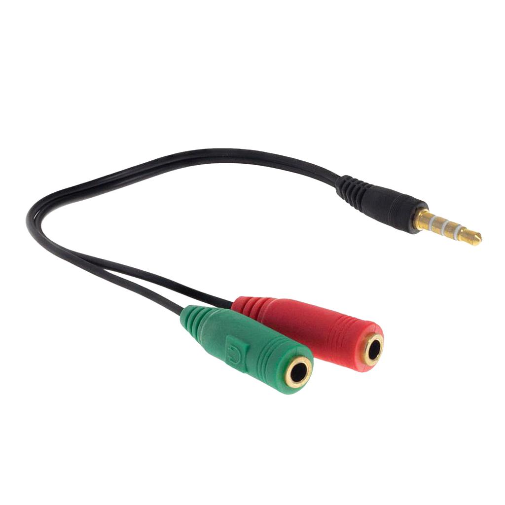 3.5mm  Adapter, Y Splitter Audio Cable, Microphone And Headphone