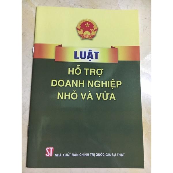 Sách - Luật hỗ trợ doanh nghiệp vừa và nhỏ