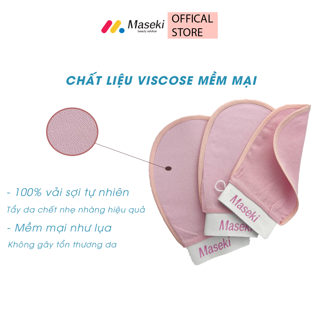 GĂNG TAY TẨY DA CHẾT CAO CẤP MASEKI - MASSAGE, THƯ GIÃN, LÀM SẠCH DA CƠ THỂ