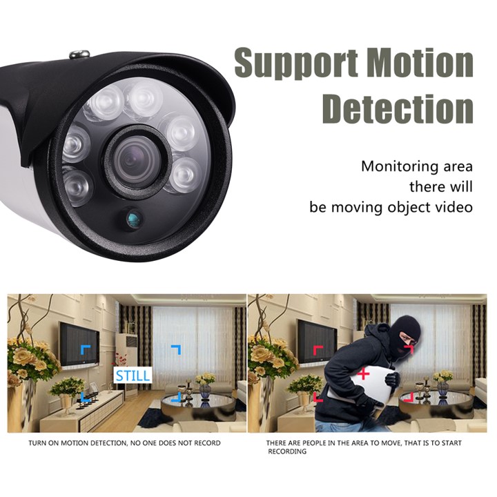 Camera IP 5MP Bullet Outdoor An Ninh Chống Trộm Ngoài Trời