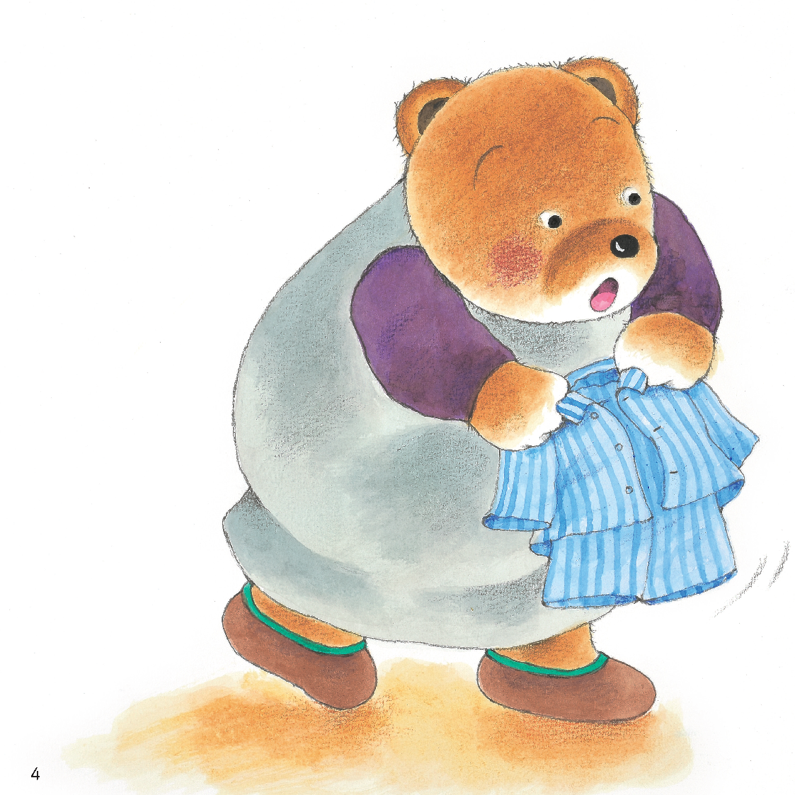 Gấu con bị ốm rồi - Sách tranh ehon Gấu con Kuma - Những chuyện nhỏ hàng ngày