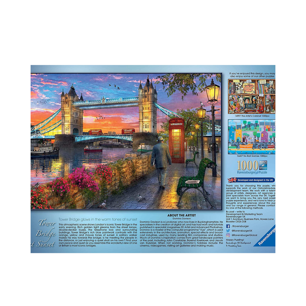 Xếp hình puzzle Tower Bridge at Sunset 1000 mảnh RAVENSBURGER 150335