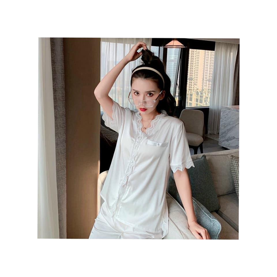 Đồ Ngủ Lụa Cao Cấp Trơn Đơn Giản