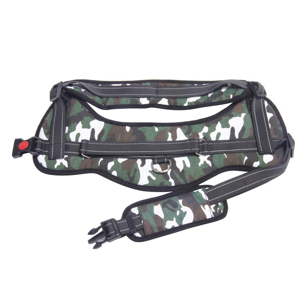 Explosion-proof Dog Puppy Harness Soft Adjustable Reflective Vest White