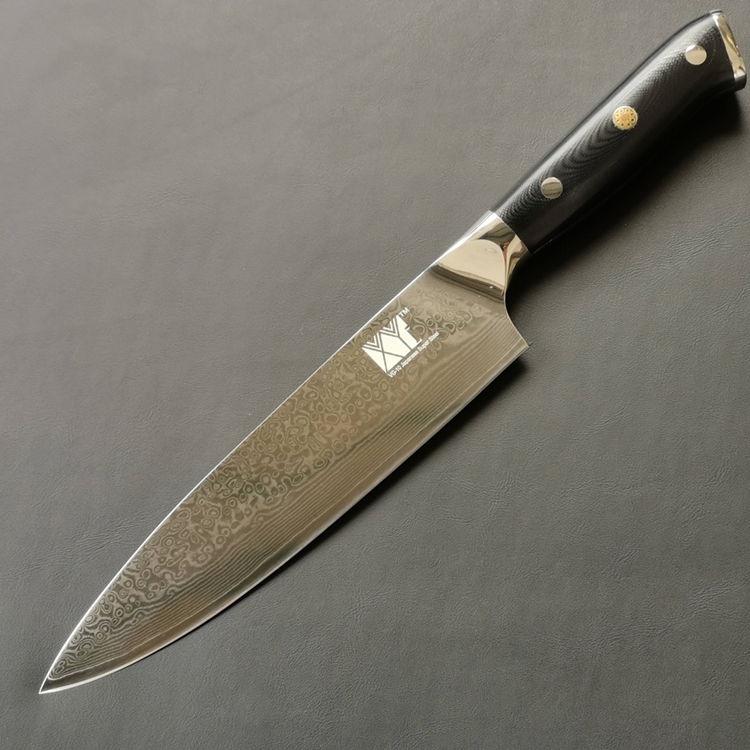 Dao bếp XYj VG10 Damascus cán dao G10