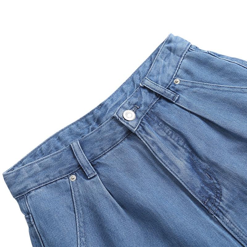 Quần Short Jean Ống Rộng, Quần Bò Lửng Form Ullzang Hàn Quốc (SJ084)
