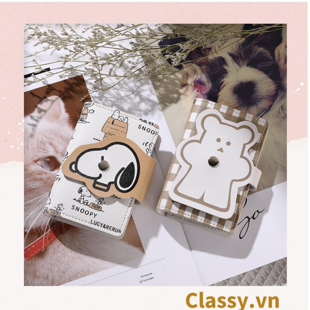 Classy Ví đựng thẻ, đựng card nhỏ xinh nhiều ngăn tiện lợi T1510