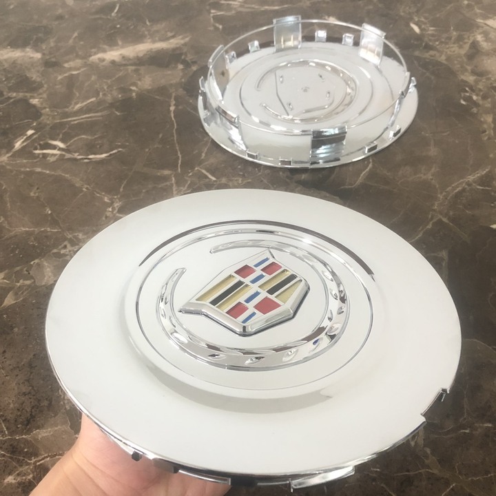 01 chiếc Logo chụp mâm, ốp lazang bánh xe ô tô Cadillac Escalade 2015-2019 mã KDLK-012
