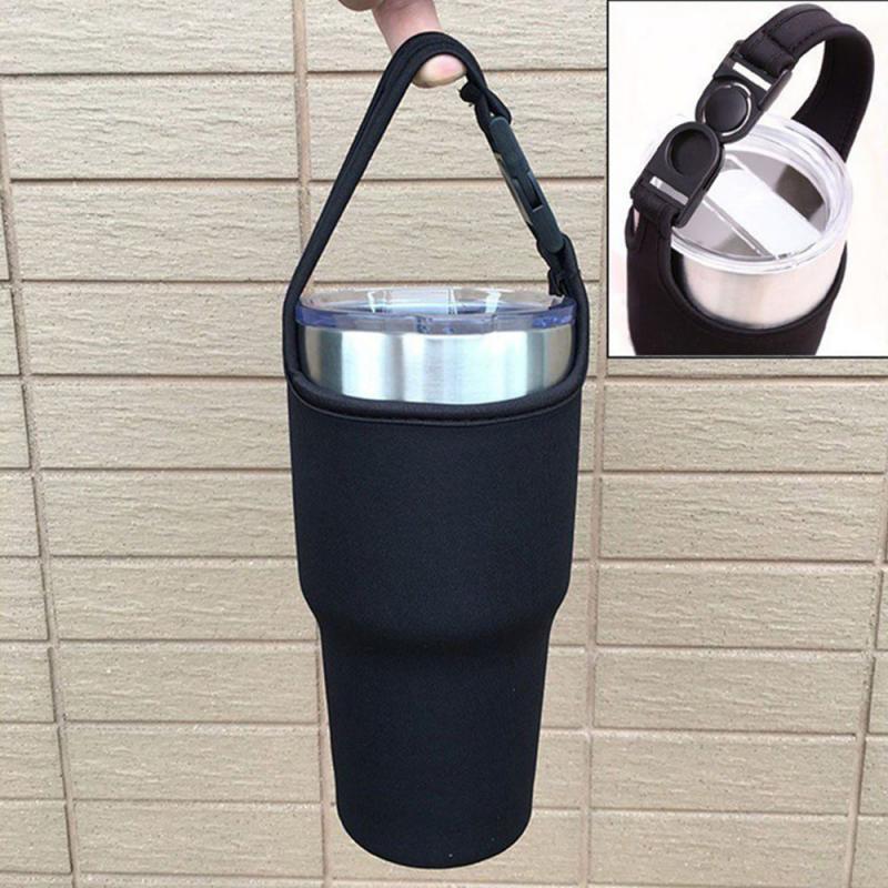 Handheld Strap Water Bottle Protective Cover Insulation Cup Cover Anti-scald Folding Insulation Water Cup Cover Bag 30oz