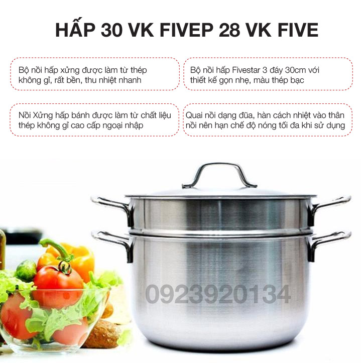 Nồi Hấp 30 VK Five