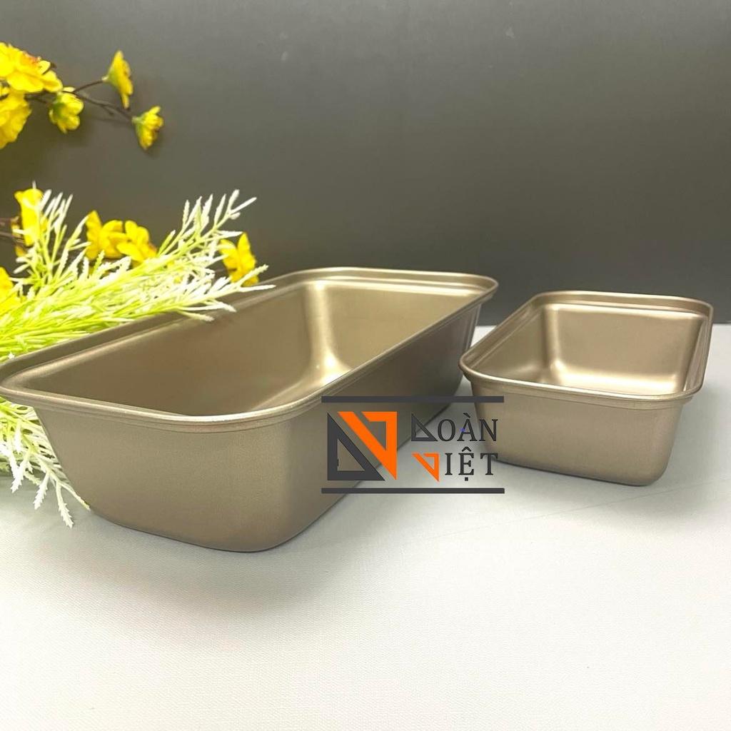 Khuôn Bông Lan, Bánh Mì, CHỮ NHẬT THÉP CARBON CHỐNG DÍNH- Size 604, 605