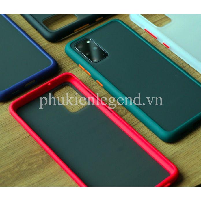 Ốp lưng trong nhám viền màu chống sốc cho SamSung Galaxy S20 FE