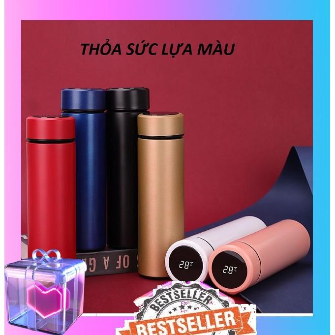 BÌNH NƯỚC GIỮ NHIỆT NÓNG,LẠNH PARAMETER CÓ LED BÁO NHIỆT ĐỘ VÀ NGĂN LỌC TRÀ 500 ML GIỮ NHIỆT TRÊN 18H