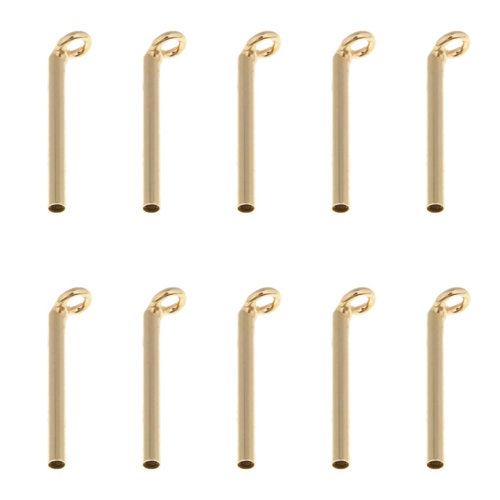 10 Cái Cần Câu Hướng Dẫn Cần Câu Set Set Repair Kit DIY Rod Tips Eye Rings