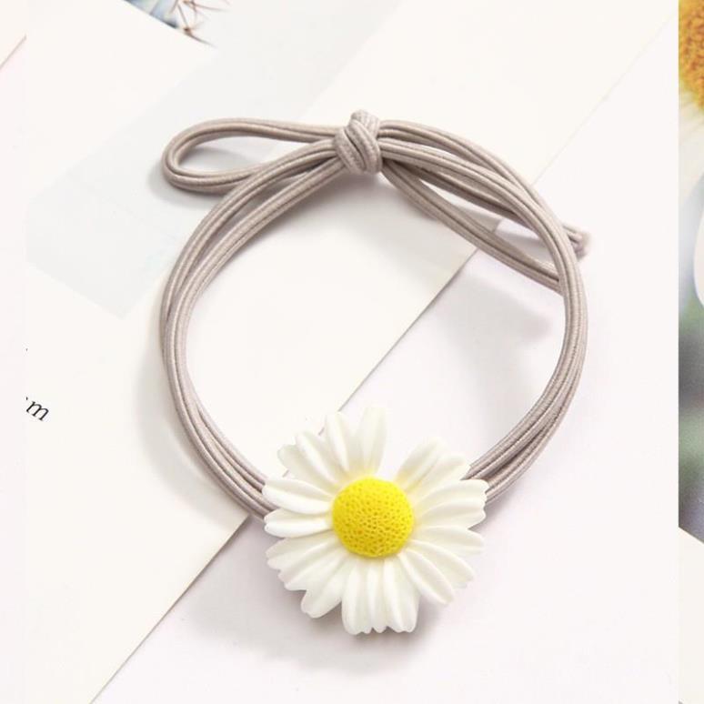 Cột tóc hoa xinh - Dây cột tóc hàn quốc, buộc tóc bé gái co giãn, phụ kiện tóc nữ đẹp C19