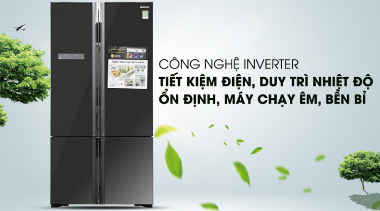 Công nghệ Inverter - Tủ lạnh Hitachi Inverter 640 lít WB800PGV5 Công nghệ Inverter - Tủ lạnh Hitachi Inverter 640 lít WB800PGV5