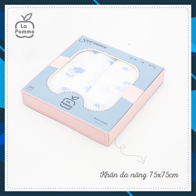Khăn đa năng lụa sợi tre La pomme (75x75cm)