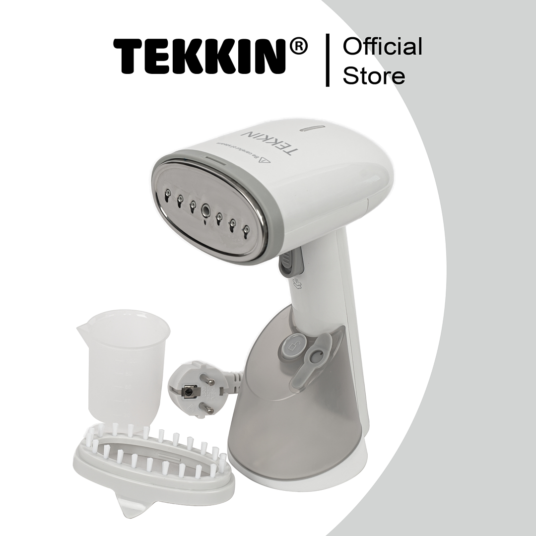 Bàn là hơi nước cầm tay TEKKIN TI-1808 Công Suất 1400W Dung Tích 250mL Bảo Hành 1 Năm - hàng nhập khẩu