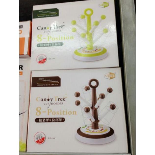 Giá cắm cốc nhựa hình cây