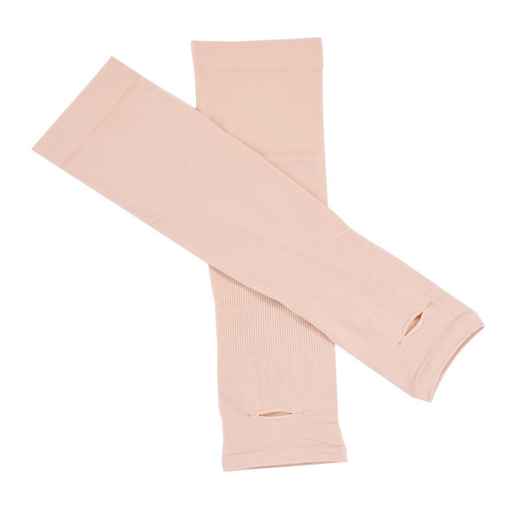 2x Outdoor Glove Anti UV Sun Protection Cooling Arm Sleeves UV Protection for Basketball