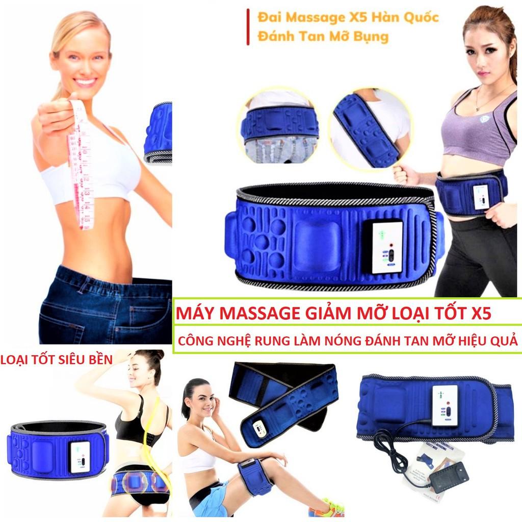 Máy đai massage giảm mỡ bụng đa năng công nghệ làm nóng đánh tan mỡ giảm cân hiệu quả