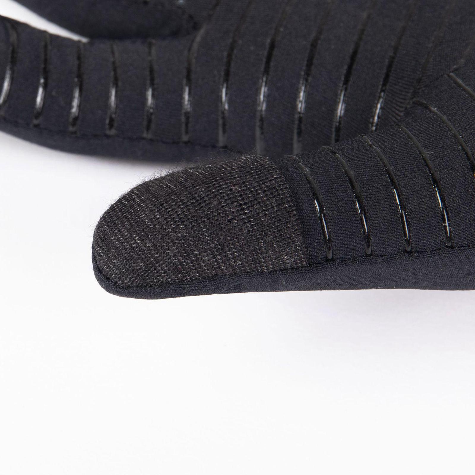 2 Pairs Black Compression Gloves Touch Screen Running Sports Winter Warmer