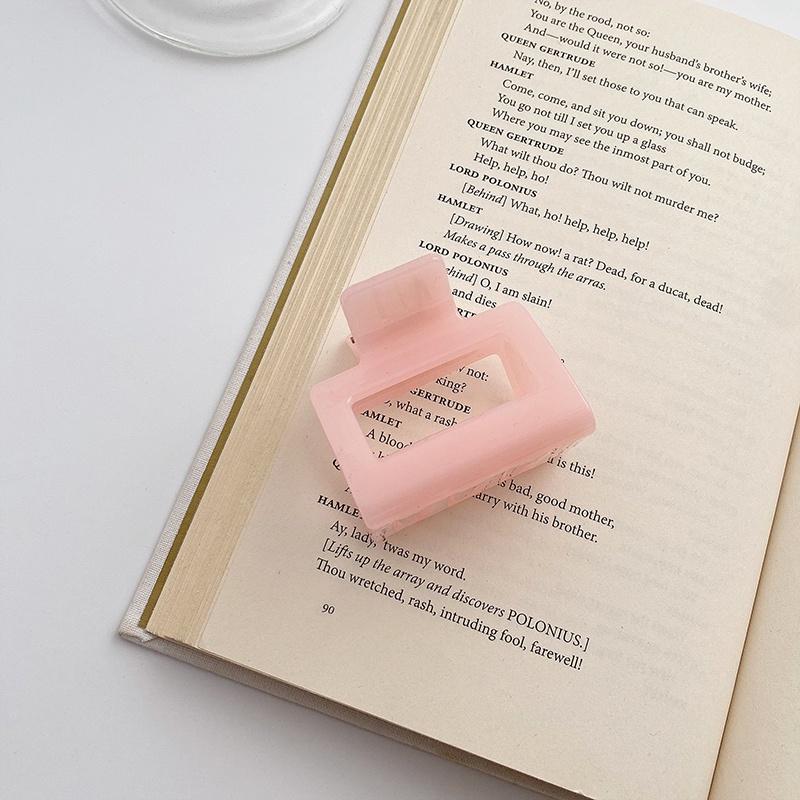 Kẹp tóc càng cua Hàn Quốc trong suốt nhiều màu phong cách trẻ trung hiện đại PK1003