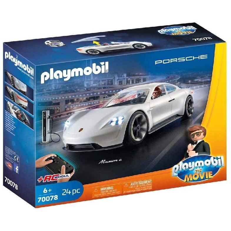 Đồ chơi Xe điều khiển từ xa Playmobil Porsche Mission E của Rex Dasher