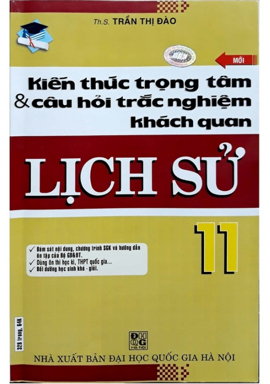 Sách - Kiến thức trọng tâm và câu hỏi trắc nghiệm khách quan Lịch Sử 11