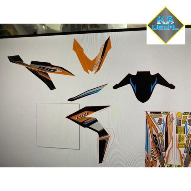 Tem rời Winner cam đen 3 lớp