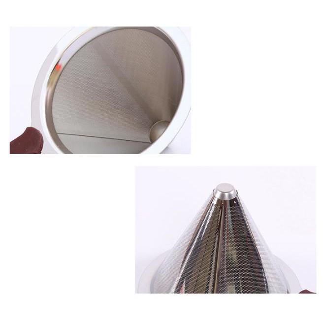 Bộ lọc cafe 2 lớp có khung đỡ INOX 304