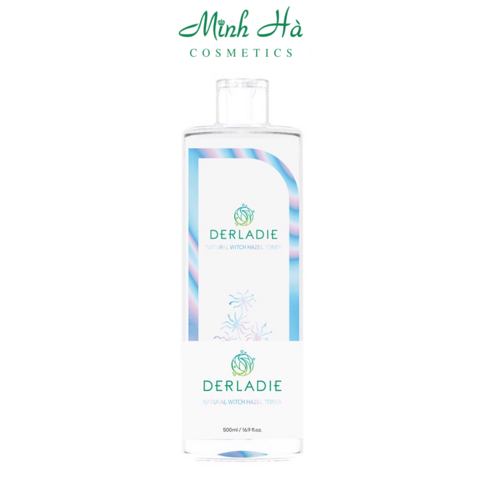 Toner Derladie Natural Witch Hazel 500ml cho da mụn nhạy cảm