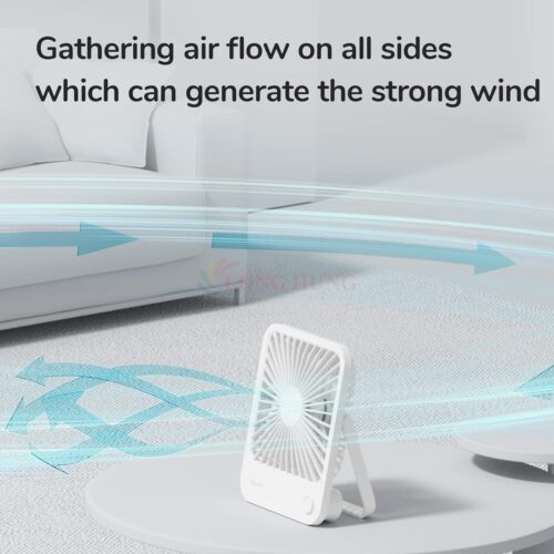 Quạt mini tích điện để bàn Jisulife Table Fan Life1 4500mAh - Hàng chính hãng